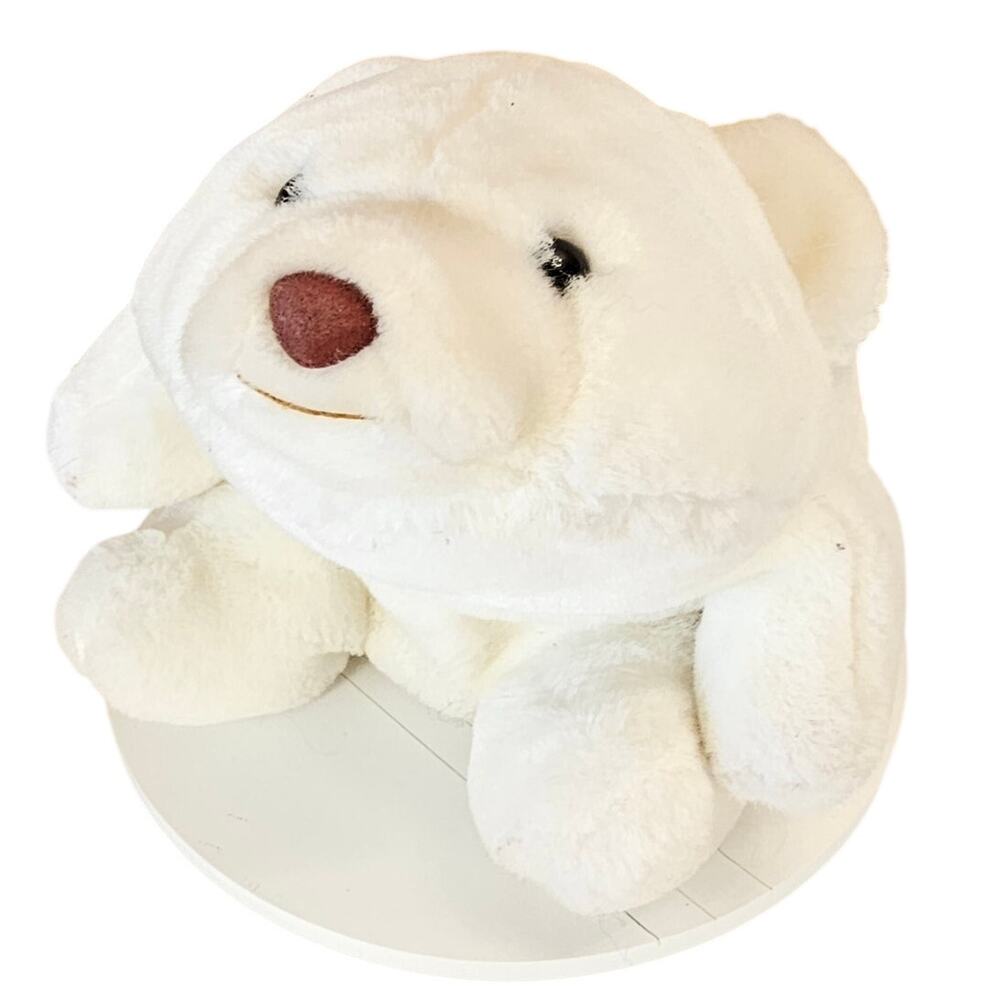 Gund White Polar Bear Plush Stuffed Animal 12” Vintage White Teddy Bear Toy